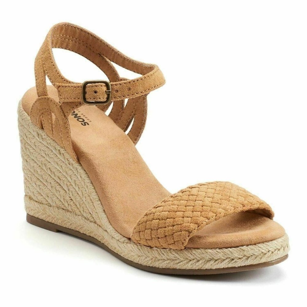 Women's Sandals SONOMA Anet Espadrille Wedge size 10 NEW